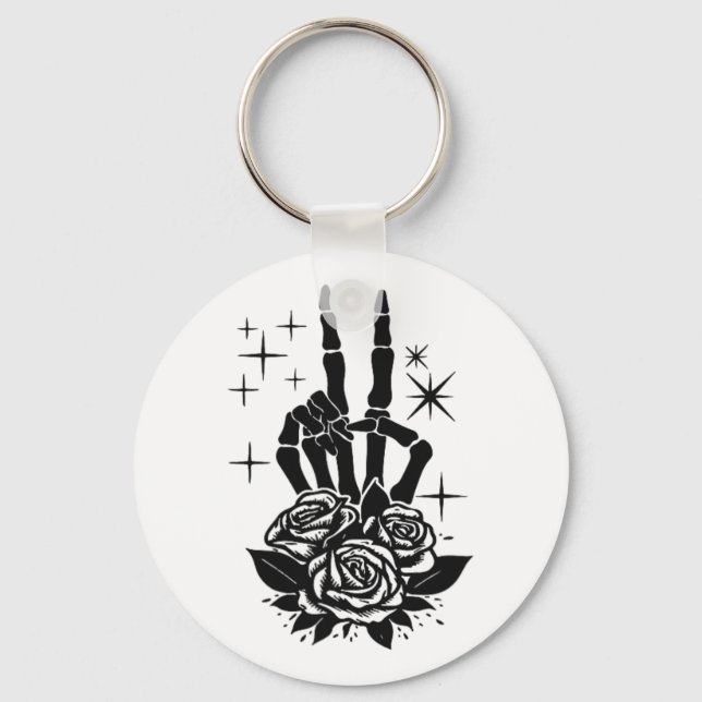 Front+back) Expensive Difficult And Talks Back  Key Ring (Front)