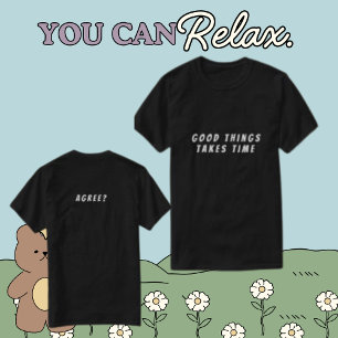 Front & Back Text Personalised Men's  T-Shirt