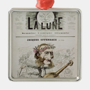 Front cover of 'La Lune' Metal Tree Decoration