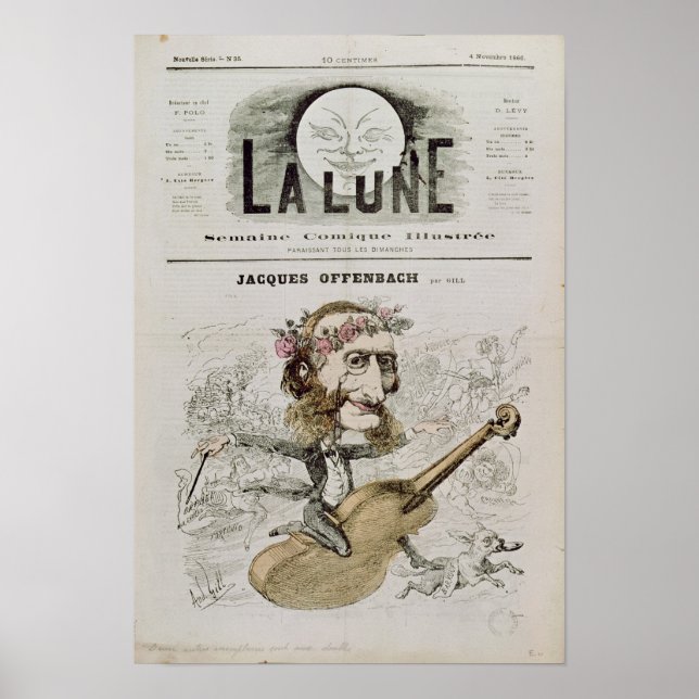 Front cover of 'La Lune' Poster (Front)
