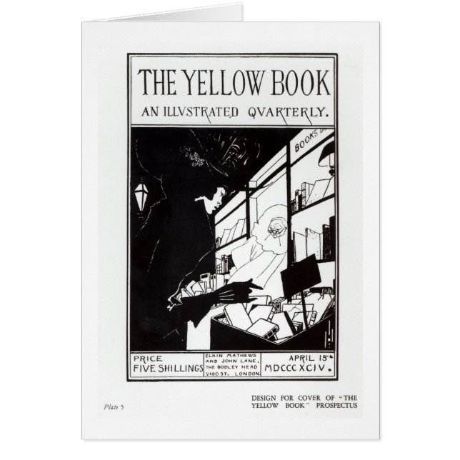 Front cover of the prospectus for 'The Yellow Book (Front)