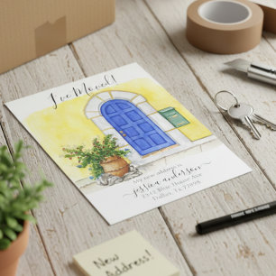 Front Door Home Moving Announcement I've Moved Postcard