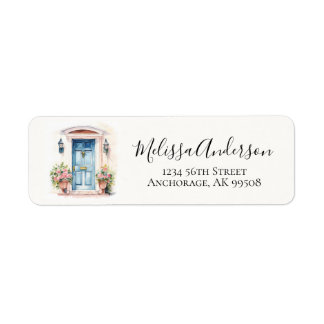 Front Door Promotional Realty Address Labe Return Address Label
