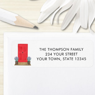 Front Door Return Address Label