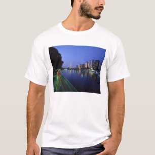 Front du Seine and Eiffel Tower, Paris, France 2 T-Shirt