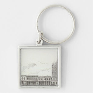Front East side California and Sacramento Key Ring