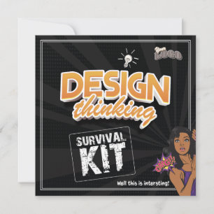 (FRONT) EDITABLE CUSTOMISABLE SURVIVAL KIT 2 INVITATION
