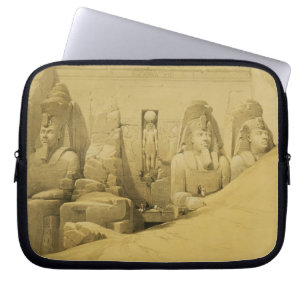 Front Elevation of the Great Temple of Aboo Simbel Laptop Sleeve