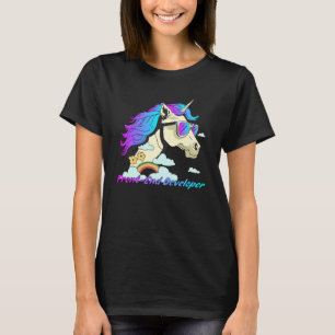 Front End Developer Unicorn Front End Developer We T-Shirt
