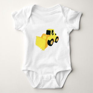 Front End Loader Construction Truck Baby Bodysuit