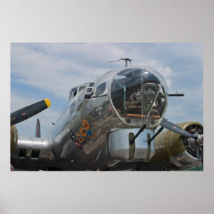 Front Gunner Shot B-17G SuperFortress Poster