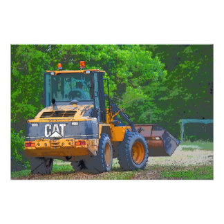 FRONT LOADER FARM EQUIPTMENT AUSTRALIA ART PHOTO PRINT