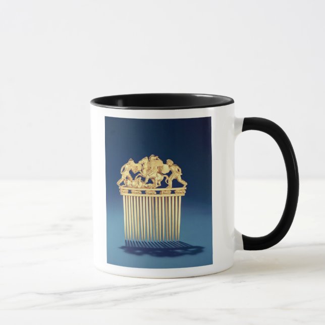Front of a Scythian comb Mug (Right)
