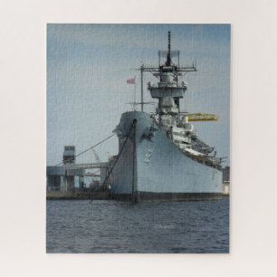 Front of Battleship New Jersey Jigsaw Puzzle