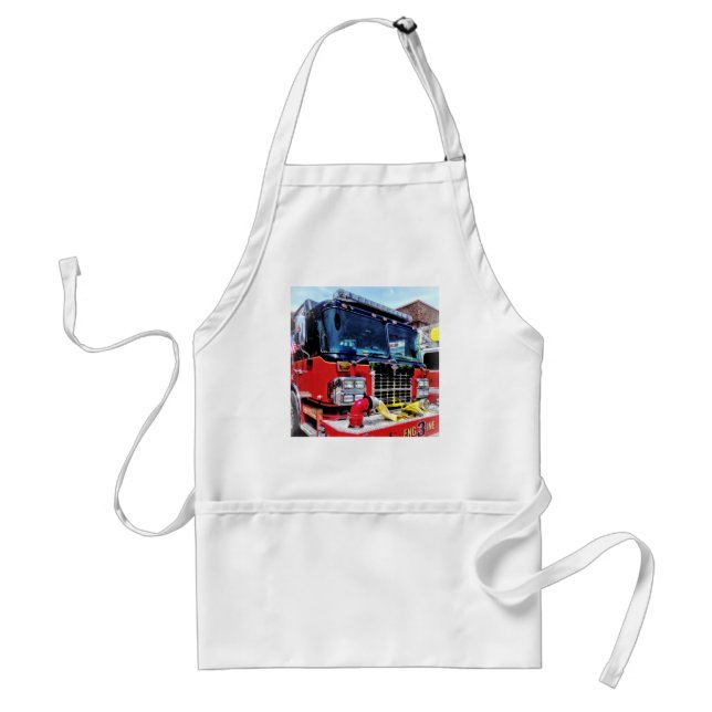Front of Fire Truck With Hose Standard Apron (Front)