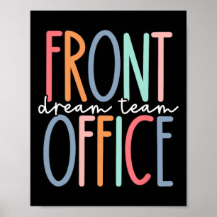 Front Office Dream Team School Secretary Front Off Poster