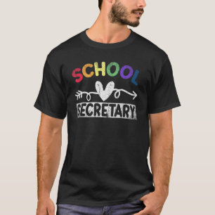 Front Office Lady School Secretary Attendance Secr T-Shirt