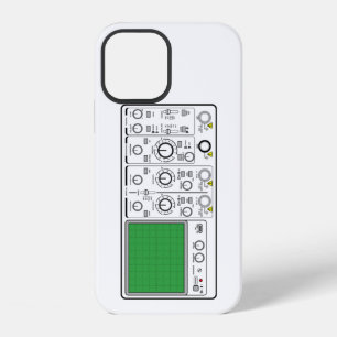 Front Panel Generic Oscilloscope Diagram Voltag iPhone 12 Case