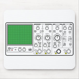  Front Panel Generic Oscilloscope Voltage Tester  Mouse Pad