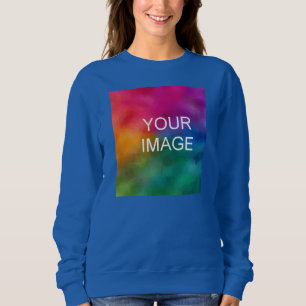 Front Print Online Shop Upload Photo to Womens Sweatshirt