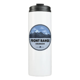 Front Range Mountains Colorado Camping Thermal Tumbler