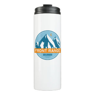 Front Range Mountains Colorado Thermal Tumbler