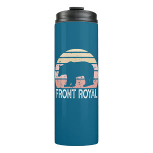 Front Royal Virginia Retro Bear Thermal Tumbler
