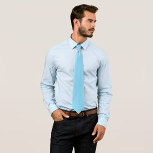 Front Side Custom Baby Blue Colour Charming Outfit Tie