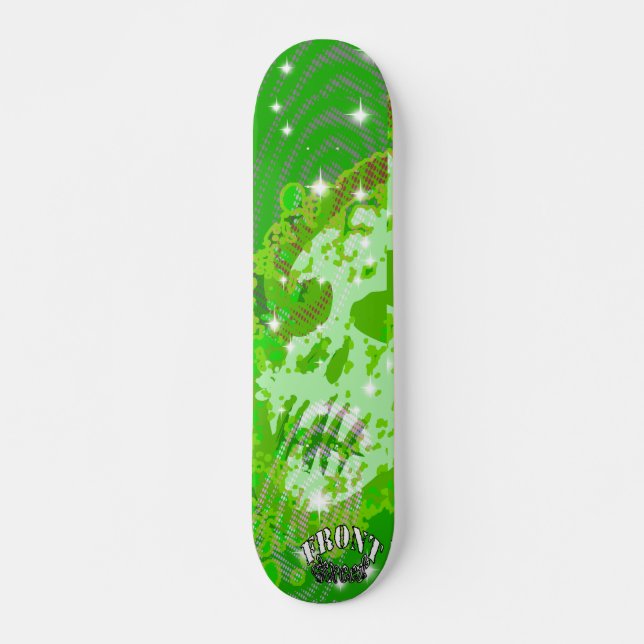 Front Street Phantom Green Skateboard (Front)