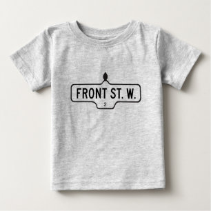Front Street West, Toronto Street Sign Baby T-Shirt