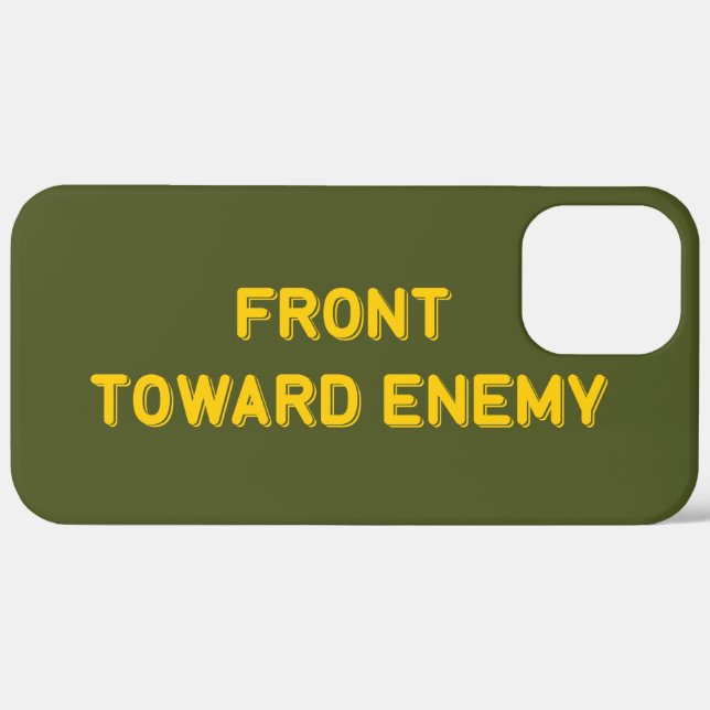 FRONT TOWARD ENEMY Case-Mate iPhone CASE (Back (Horizontal))