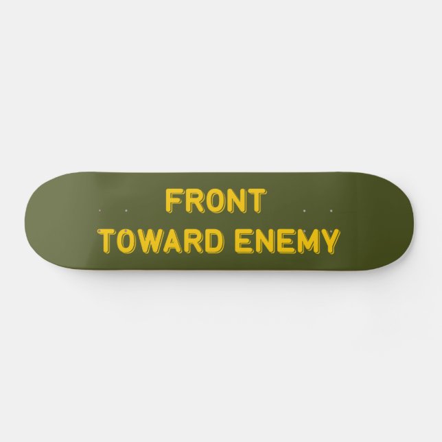 FRONT TOWARD ENEMY SKATEBOARD (Horz)