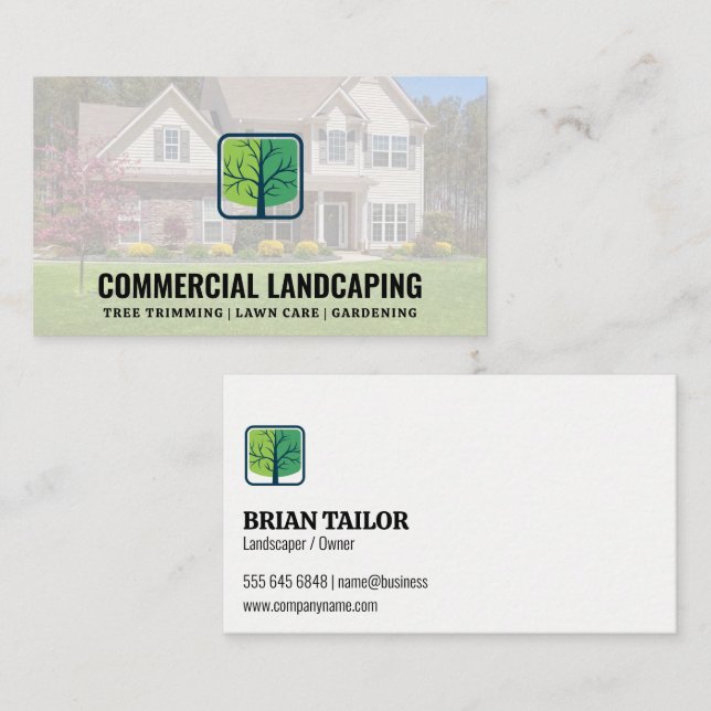 Front Yard Lawn | Residential Business Card (Front/Back)