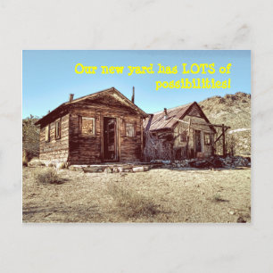 Front Yard Possibilities Funny Change of Address Announcement Postcard