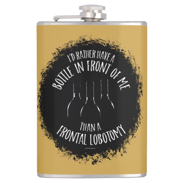 Frontal Lobotomy Flask (Front)