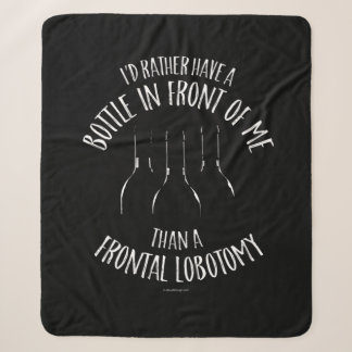 Frontal Lobotomy Sherpa Blanket