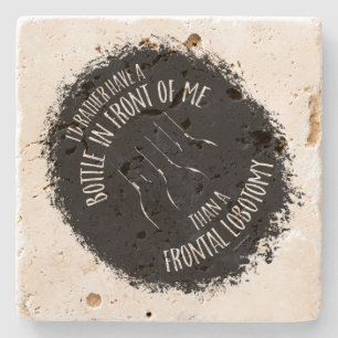 Frontal Lobotomy Stone Coaster