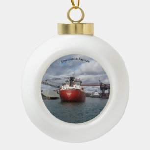 Frontenac & Saginaw ball or snowflake ornament