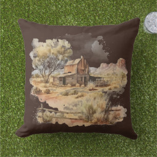 Frontier Barn Tetons  Cushion