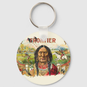 Frontier Cigar Advertising Key Ring