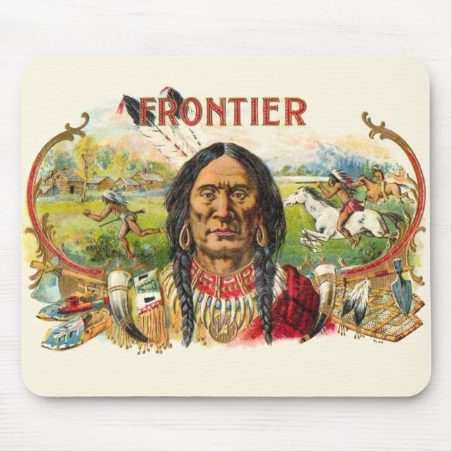 Frontier Cigar Advertising Mouse Pad (Front)