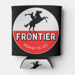 Frontier Gasoline Rarin'-to-go vintage sign Can Cooler