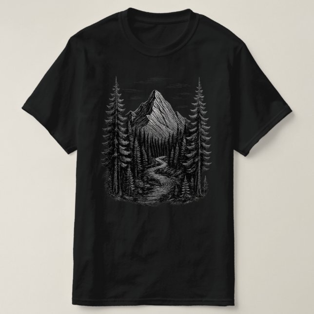 Frontier Pulse — Rise Beyond the Peaks T-Shirt (Design Front)