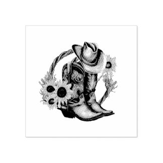 Frontier Trails Western-Themed Stamp