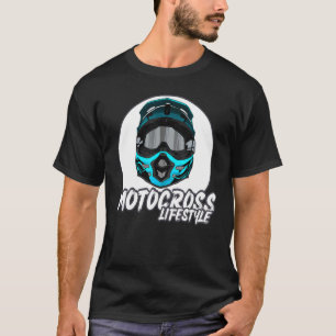 Frontier Vintage Motocross Dirtbike Retro Biker Cl T-Shirt