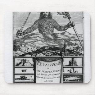 Frontispiece by Thomas Hobbes  of Malmesbury Mouse Pad