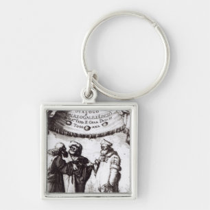Frontispiece 'Dialogo sopra I due massimi�' Key Ring
