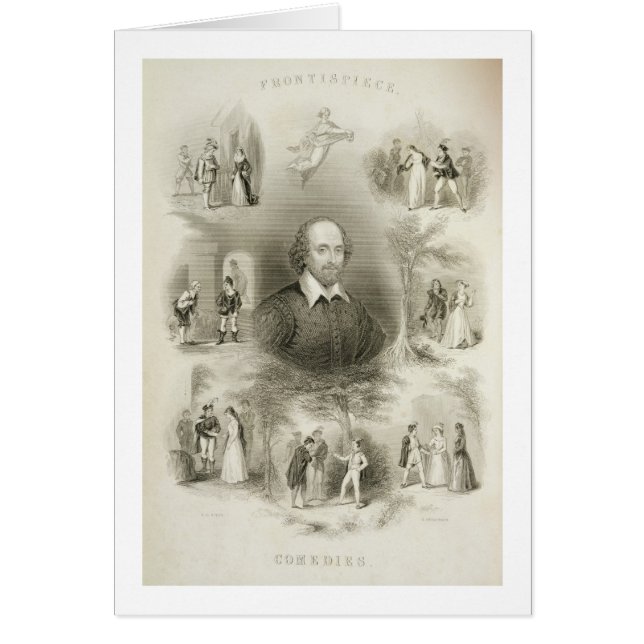 Frontispiece for the 'Comedies', from 'The Complet (Front)