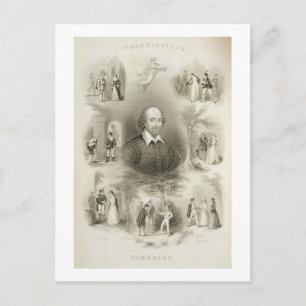Frontispiece for the 'Comedies', from 'The Complet Postcard