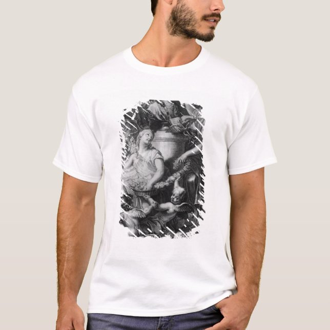 Frontispiece 'French Academy Dictionary' T-Shirt (Front)